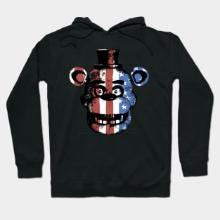 American Flag freddy fazbear Hoodie